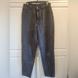 Vintage Women's Gitano Jeans High Waist Black Denim Pants